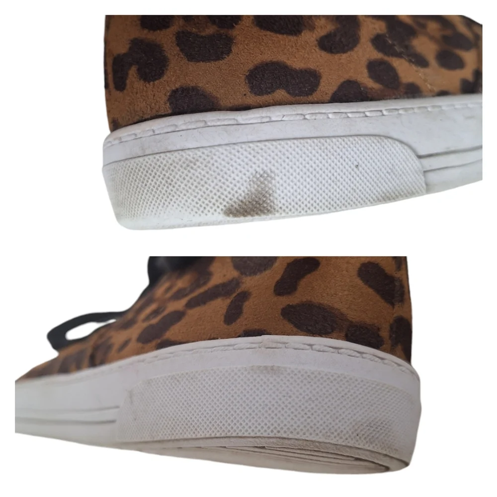 DV Dolce Vita SZ 8.5 Serene Leopard Print High-Top Sneakers‎